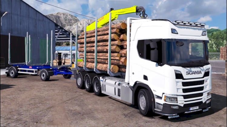 SCANIA R RJL RIGID Kereste Taşıyıcı V1.2 |ETS2|1.38|