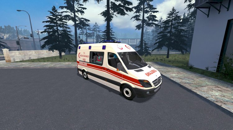 [simfphys] Mercedes-Benz Sprinter Turkish Ambulance | Mercedes-Benz Sprinter Türk Ambulans Aracı