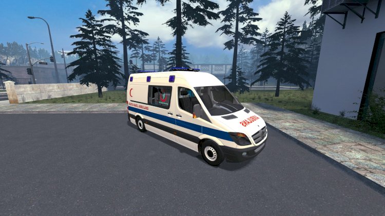 [simfphys] Mercedes-Benz Sprinter Turkish Ambulance | Mercedes-Benz Sprinter Türk Ambulans Aracı
