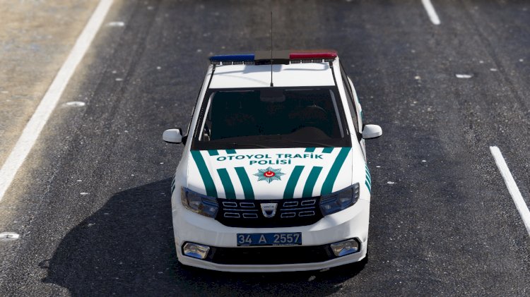 2018 Dacia Logan Otoyol Trafik Polisi Reflektif [Kaplama]