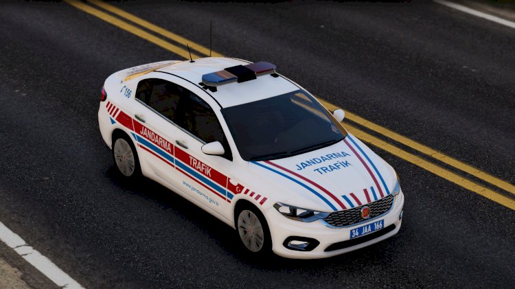 Fiat Egea Jandarma Trafik [Kaplama]