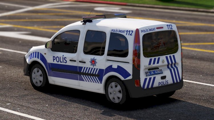 Renault Kangoo Polis Asayiş [Kaplama]