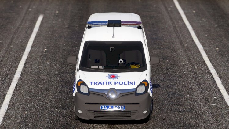 Renault Kangoo Trafik Polisi [Kaplama]