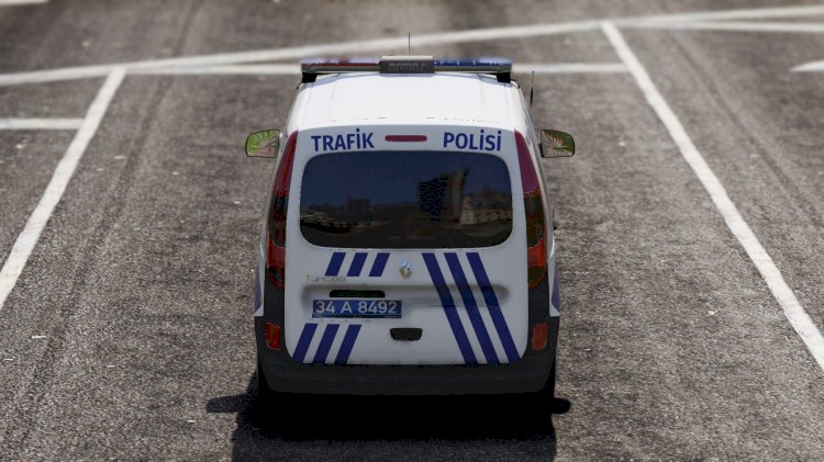 Renault Kangoo Trafik Polisi [Kaplama]