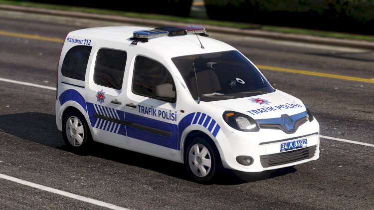 Renault Kangoo Trafik Polisi Boyali Tampon [Kaplama]