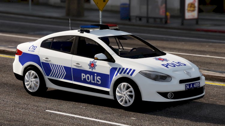 Renault Fluence Polis Asayiş & Trafik Polisi [Kaplama]
