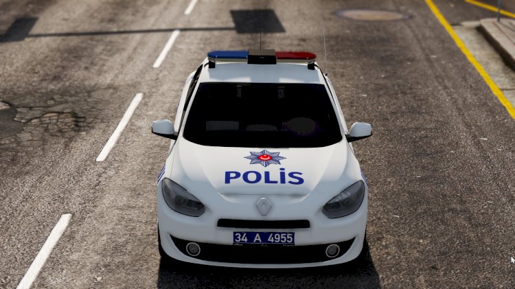 Renault Fluence Polis Asayiş & Trafik Polisi [Kaplama]