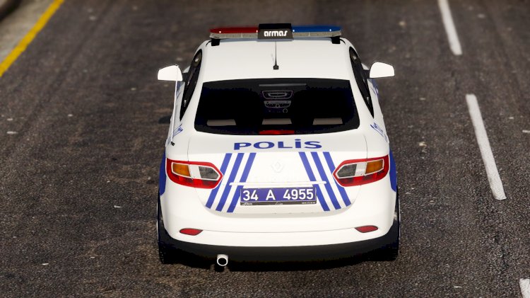 Renault Fluence Polis Asayiş & Trafik Polisi [Kaplama]