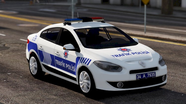 Renault Fluence Polis Asayiş & Trafik Polisi [Kaplama]