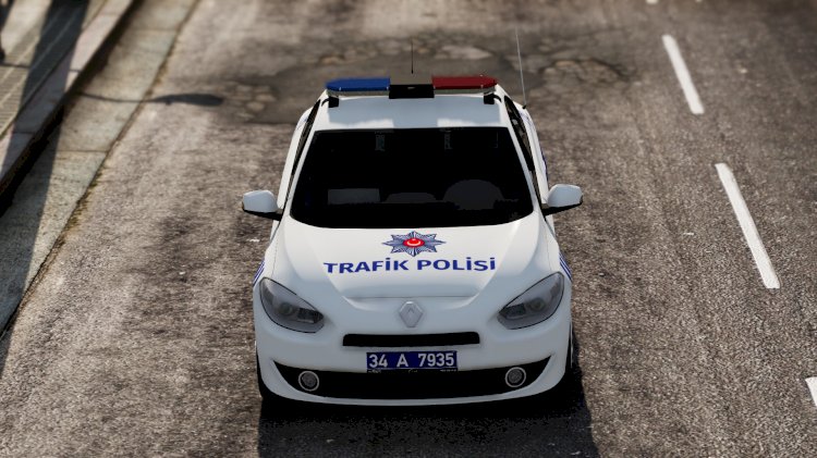 Renault Fluence Polis Asayiş & Trafik Polisi [Kaplama]