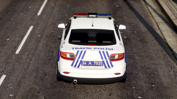 Renault Fluence Polis Asayiş & Trafik Polisi [Kaplama]