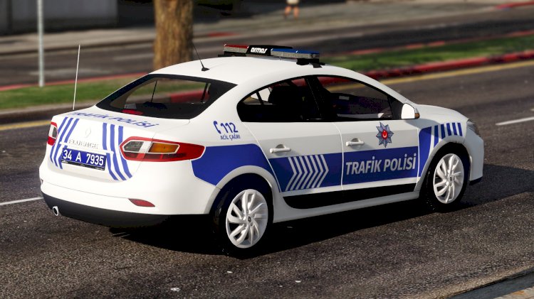 Renault Fluence Polis Asayiş & Trafik Polisi [Kaplama]
