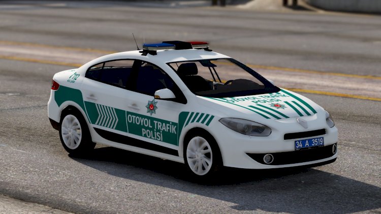 Renault Fluence Otoyol Trafik Polisi [Kaplama]