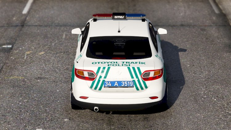 Renault Fluence Otoyol Trafik Polisi [Kaplama]