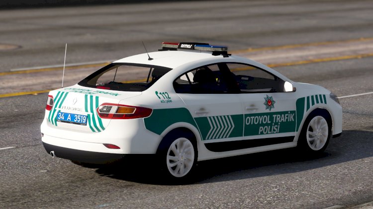 Renault Fluence Otoyol Trafik Polisi [Kaplama]