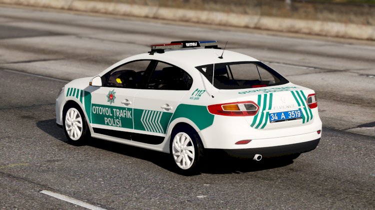 Renault Fluence Otoyol Trafik Polisi [Kaplama]