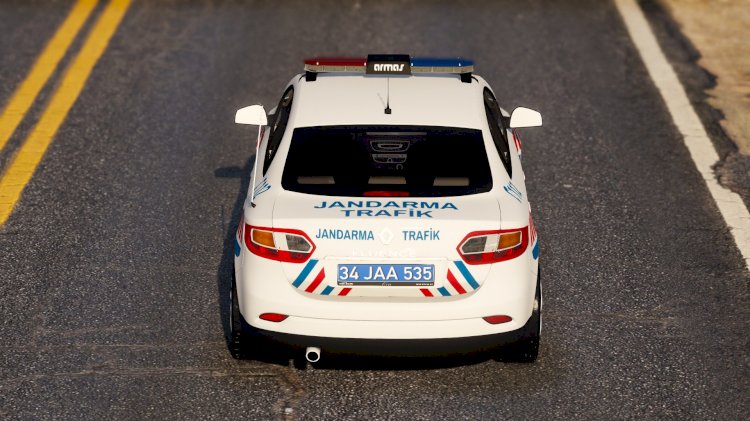 Renault Fluence Jandarma Trafik [Kaplama]