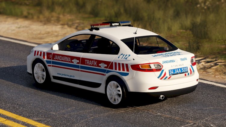 Renault Fluence Jandarma Trafik [Kaplama]