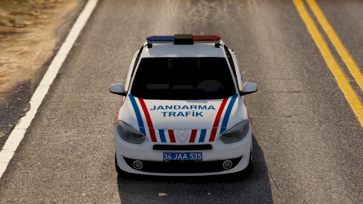 Renault Fluence Jandarma Trafik [Kaplama]