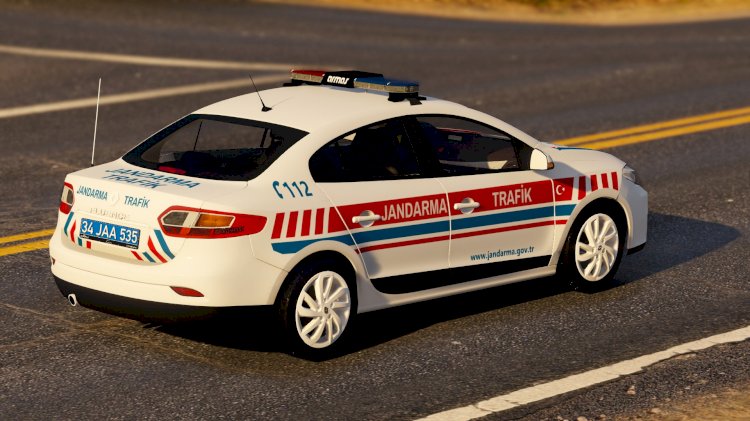 Renault Fluence Jandarma Trafik [Kaplama]