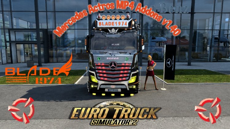 Mercedes Actros MP4 Addons 1.40