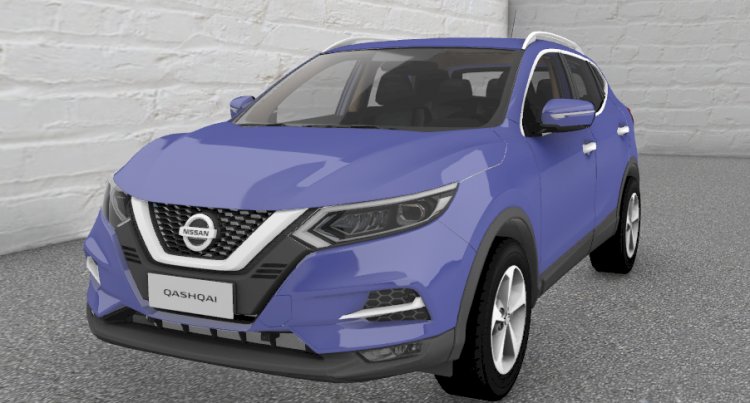 2020 Nissan Qashqai 3D Model ⭐