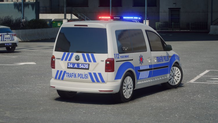 Volkswagen Caddy Trafik Polisi [ELS]