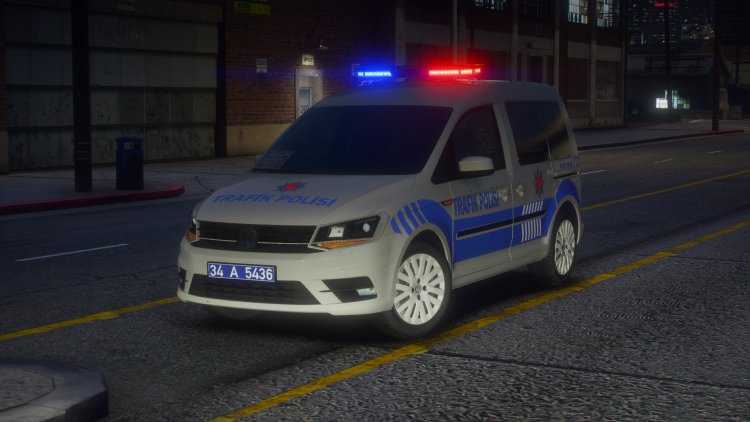Volkswagen Caddy Trafik Polisi [ELS]