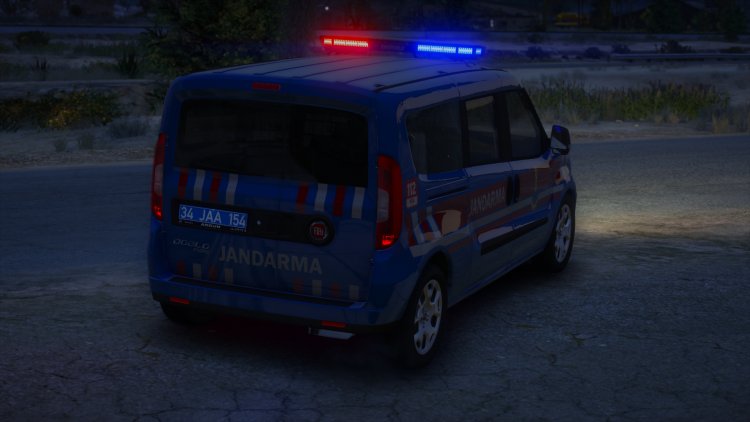 Fiat Doblo Maxi Jandarma Asayiş [KAPLAMA]