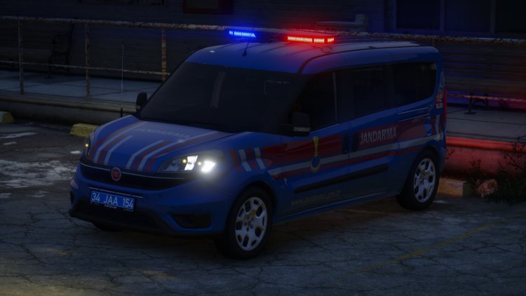 Fiat Doblo Maxi Jandarma Asayiş [KAPLAMA]