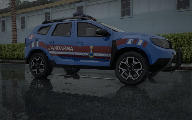 Dacia Duster Jandarma Asayiş (LowPoly)