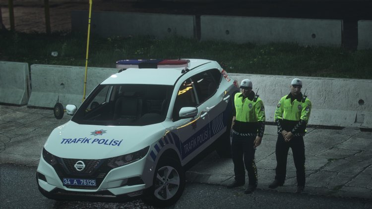 Nissan Qashqai 2020 Trafik Polisi  [Kaplama]