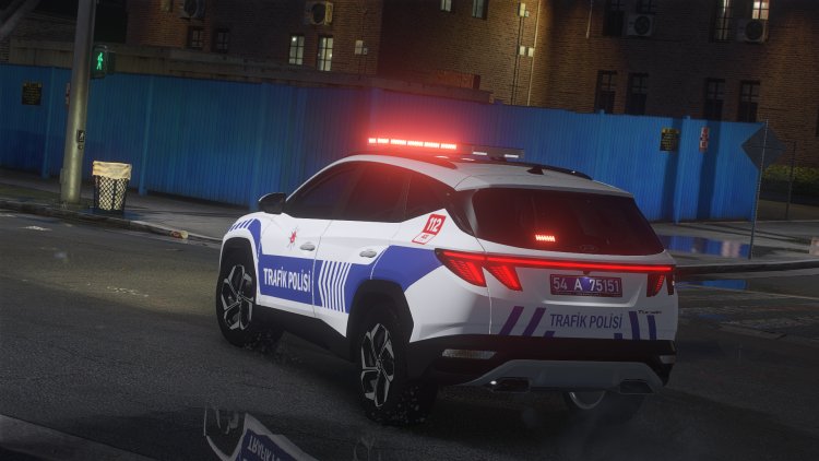 Hyundai Tucson 2021 Trafik Polisi  [Kaplama]