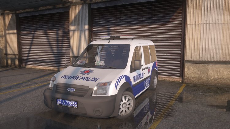 Ford Tourneo Connect Trafik Polisi [Kaplama]