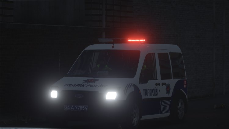 Ford Tourneo Connect Trafik Polisi [Kaplama]