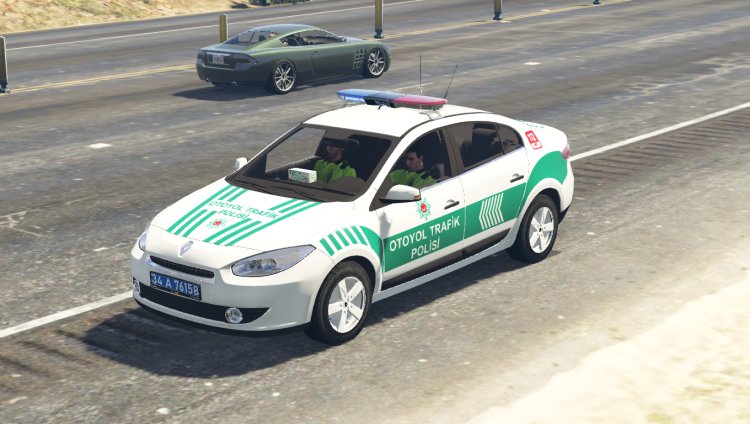 Renault Fluence 2010 Otoyol Trafik Polisi [Kaplama]