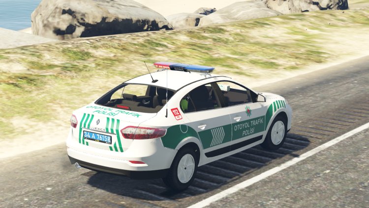 Renault Fluence 2010 Otoyol Trafik Polisi [Kaplama]