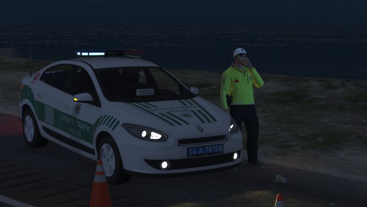 Renault Fluence 2010 Otoyol Trafik Polisi [Kaplama]