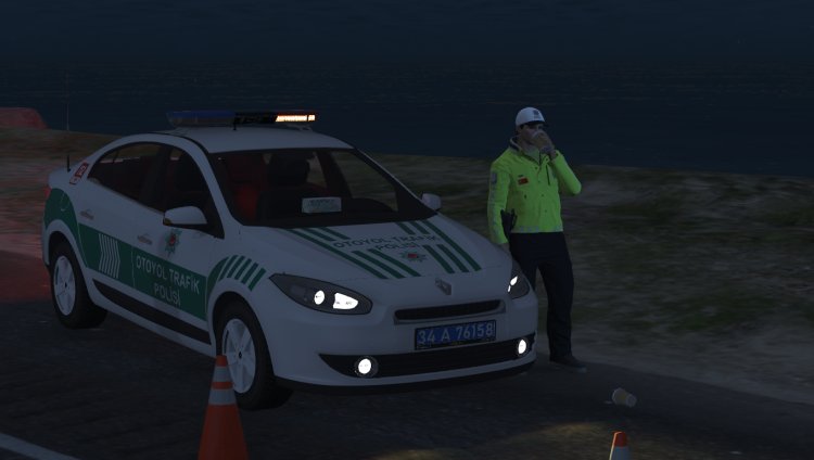 Renault Fluence 2010 Otoyol Trafik Polisi [Kaplama]