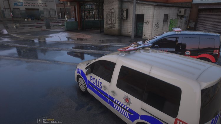 Volkswagen Caddy Asayiş + Yunus Polisi Kaplaması