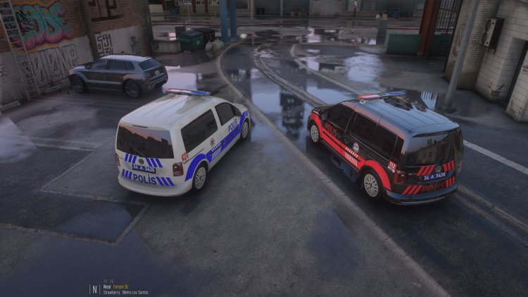 Volkswagen Caddy Asayiş + Yunus Polisi Kaplaması