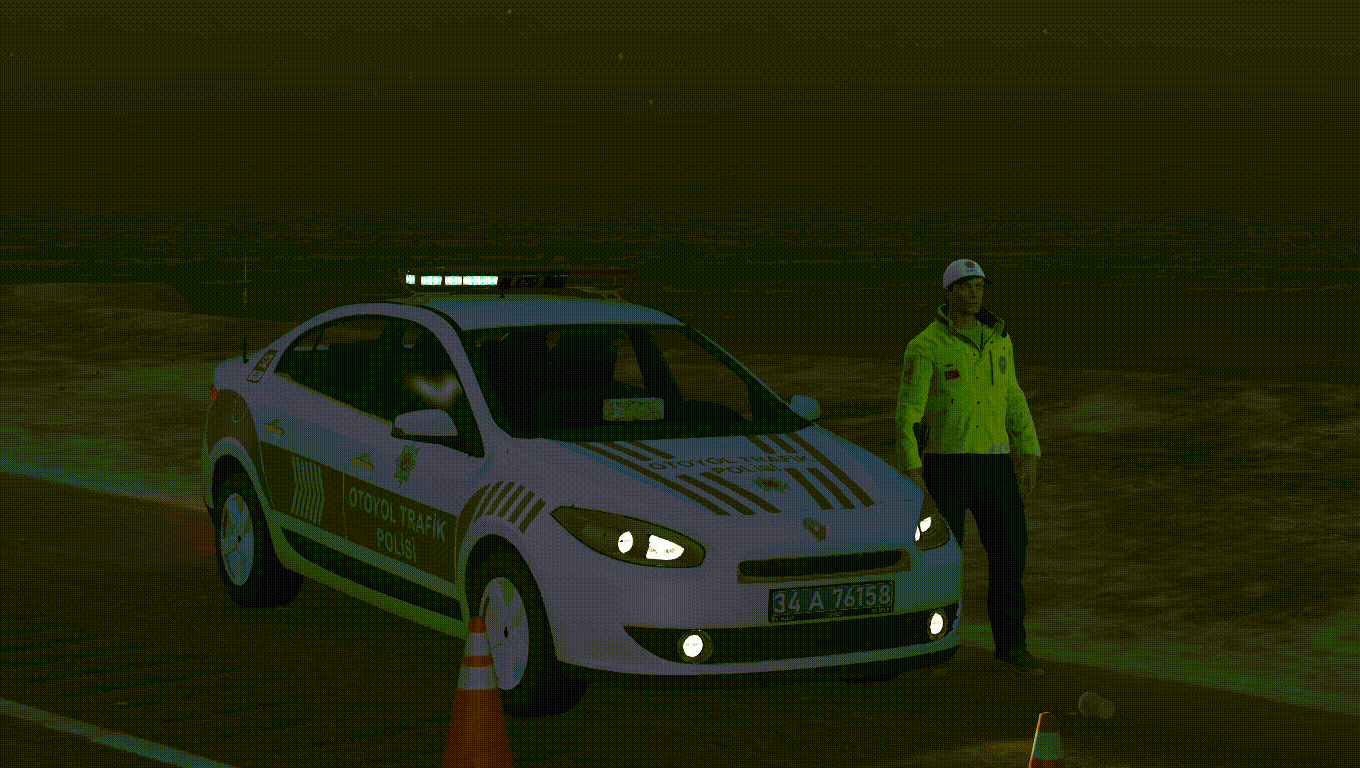 Renault Fluence 2010 Otoyol Trafik Polisi [Kaplama]