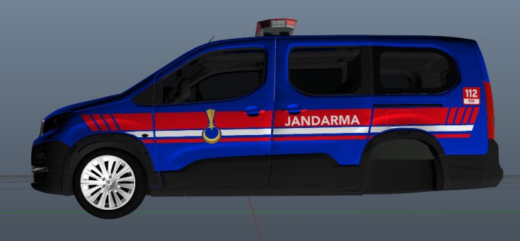 Peugeot Rifter Jandarma Asayiş | Kaplama