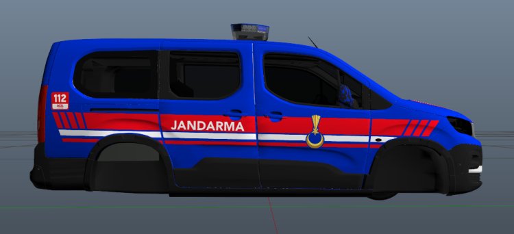 Peugeot Rifter Jandarma Asayiş | Kaplama