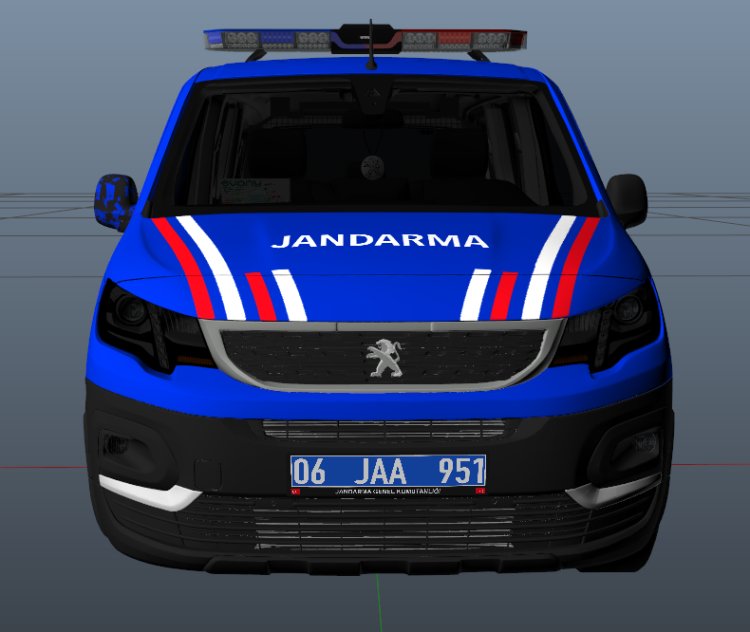 Peugeot Rifter Jandarma Asayiş | Kaplama