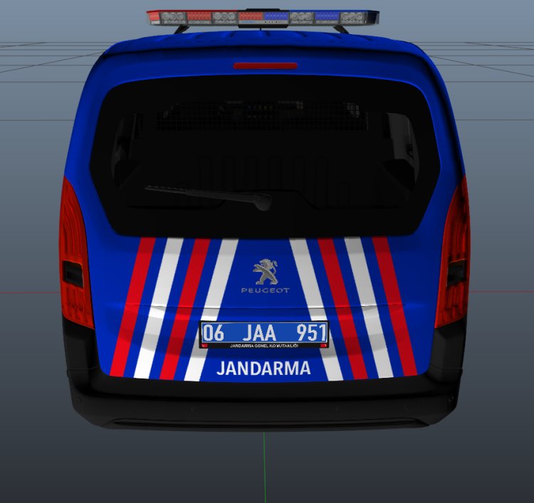 Peugeot Rifter Jandarma Asayiş | Kaplama