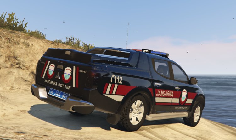 Mitsubishi L200 Jandarma Bot Timi [Kaplama]