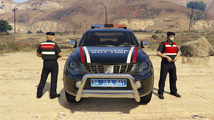 Mitsubishi L200 Jandarma Bot Timi [Kaplama]