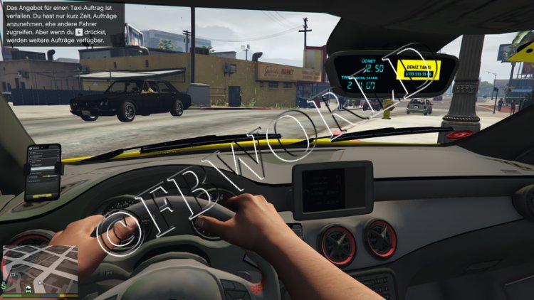 Mercedes CLA Touring - Antalya Taksi v1.1 [KAPLAMALAR]