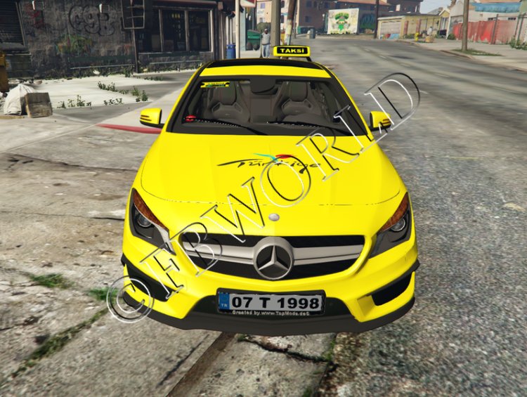 Mercedes CLA Touring - Antalya Taksi v1.1 [KAPLAMALAR]